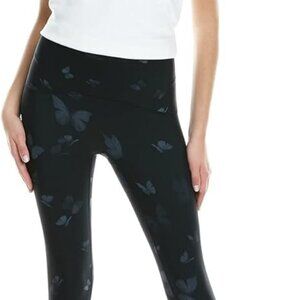 SPANX Butterfly Midnight Garden Print Leggings Size Medium NWT